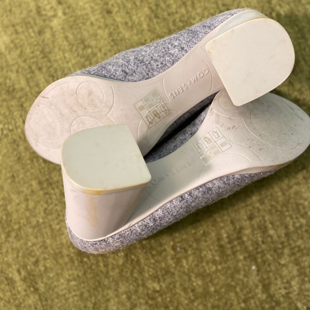 Com & Sens Vilisa Gray Pump, 3" Block Heel - image 7